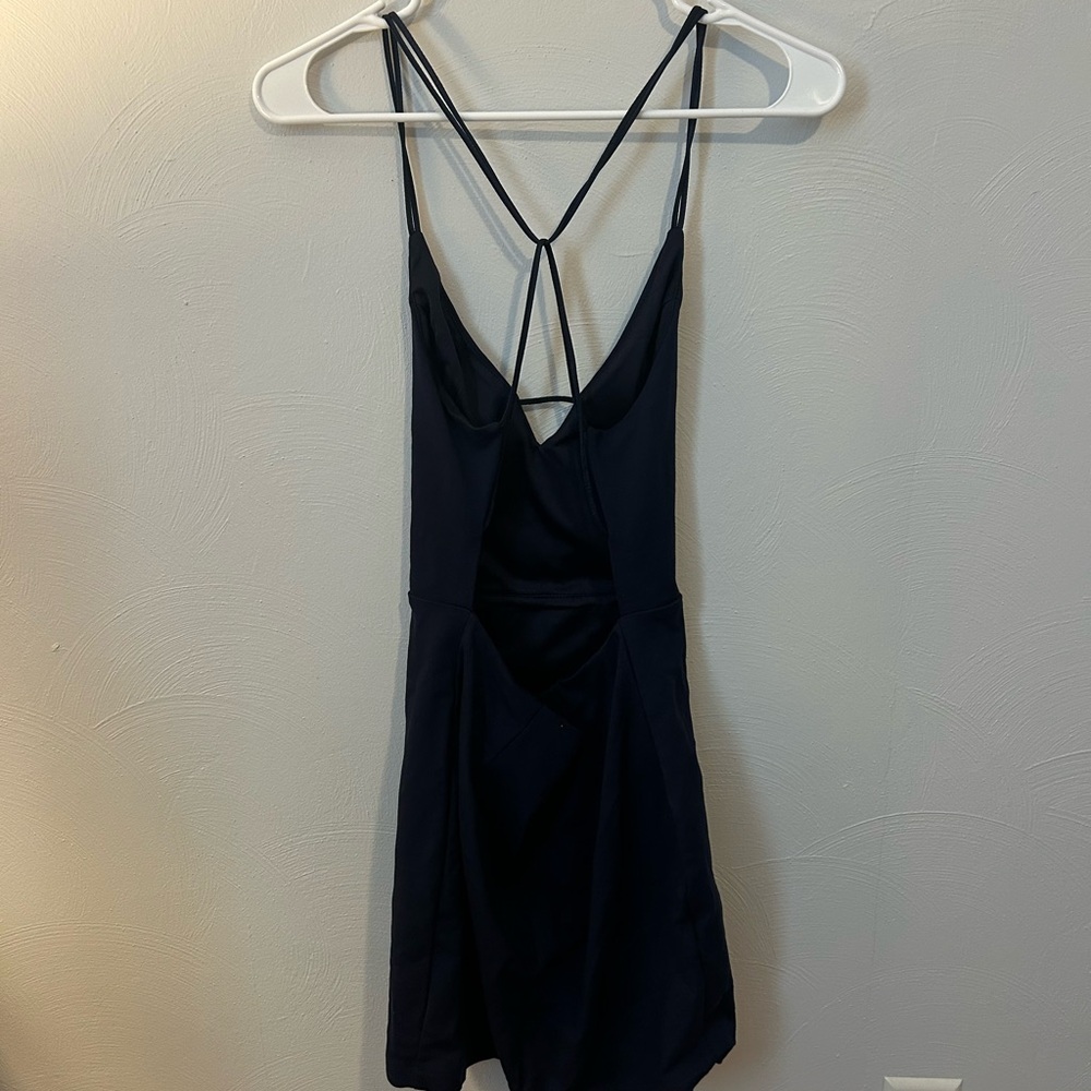 REVOLVE Navy Slip Mini Dress